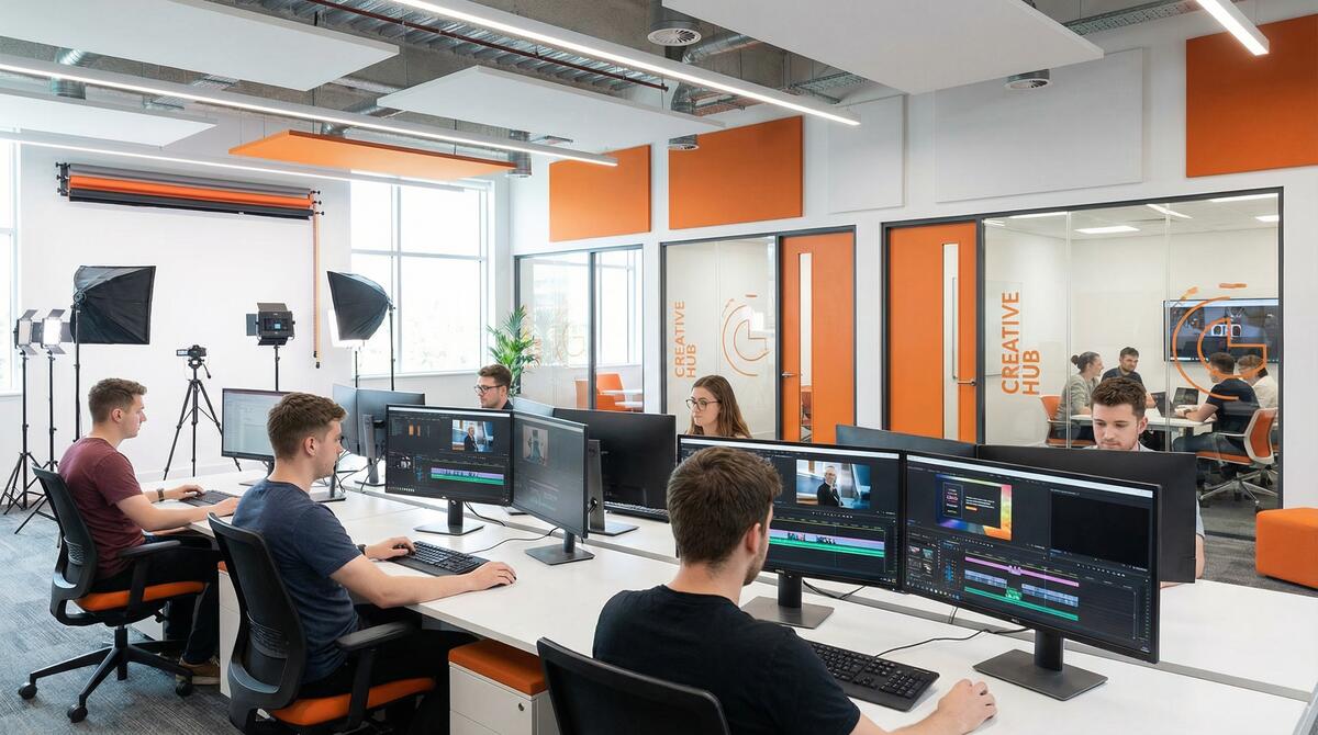 麻豆传媒办公环境